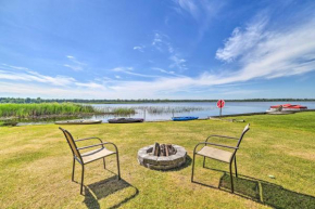 Waterfront Tawas Lake Retreat with Fire Pit!